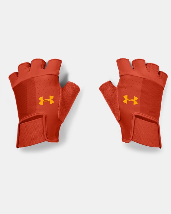 Men's UA Training Gloves, Orange, pdpMainDesktop image number 0